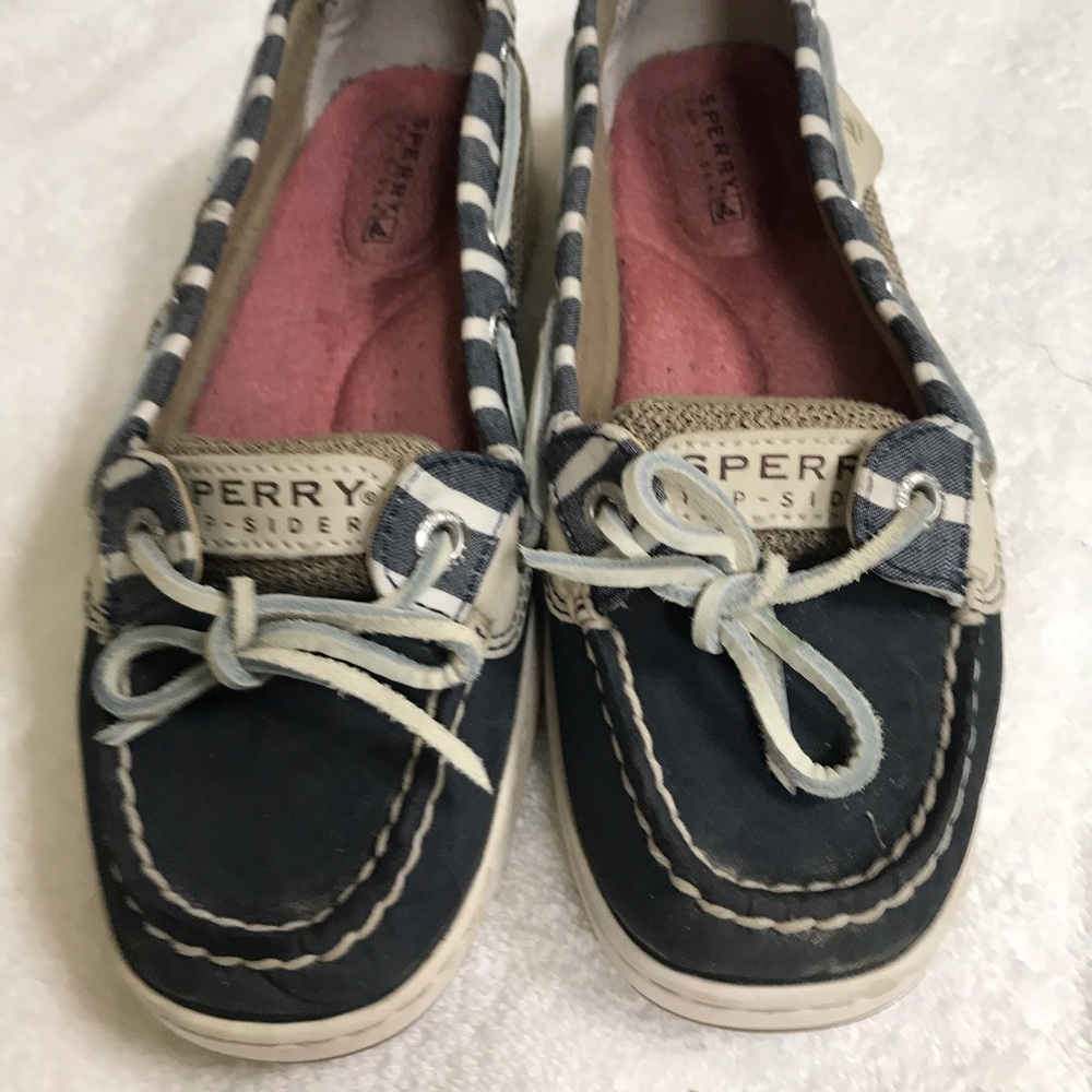 Sperry Top-side skimmers ladies blue/grey shoes